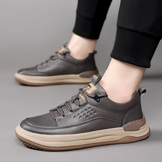 York™ – Orthopedic sneakers made of vegan leather