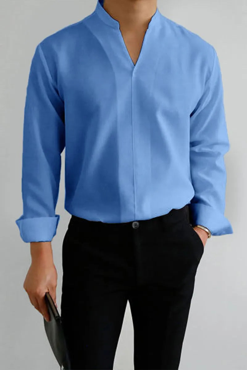 Alex™ - Comfortabel eenvoudig casual shirt