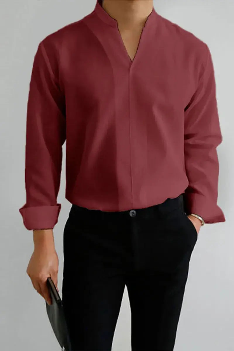 Alex™ - Comfortabel eenvoudig casual shirt