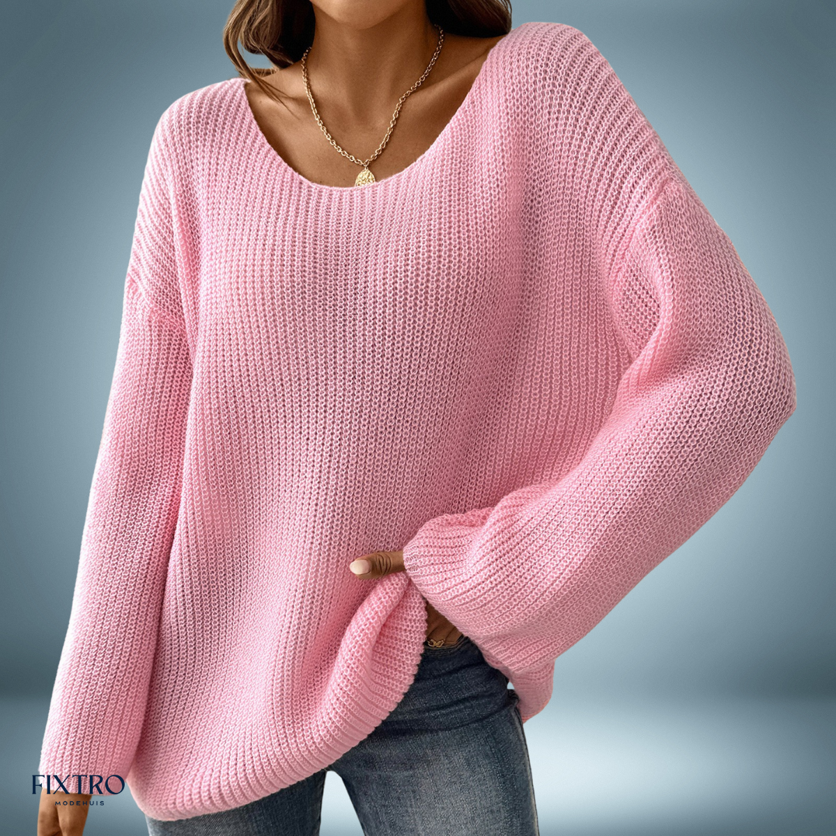 Cozy Charm | Off Shoulder Flare Sleeve Sweater