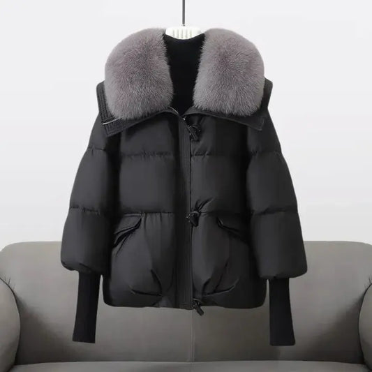 Femke™ - Winter coat with luxurious fur collar 