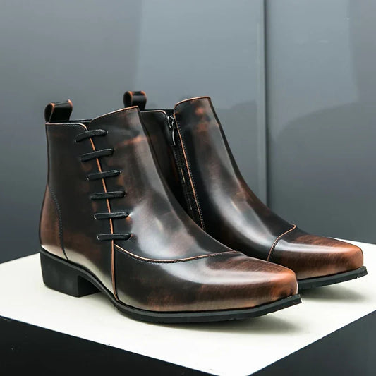 York™ - Stylish Thatcher leather boots