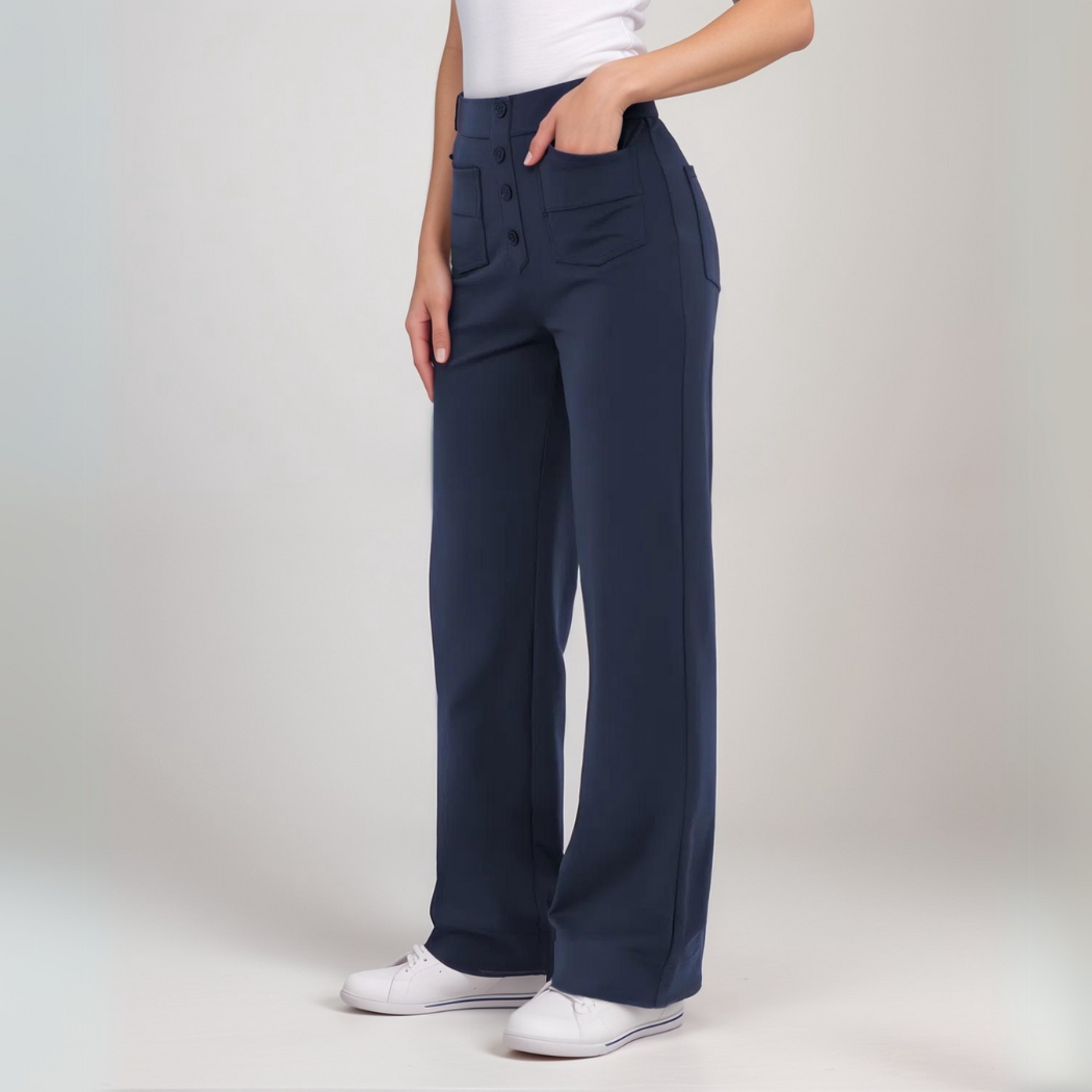 Elsa | Hoge Taille Elastische Broek