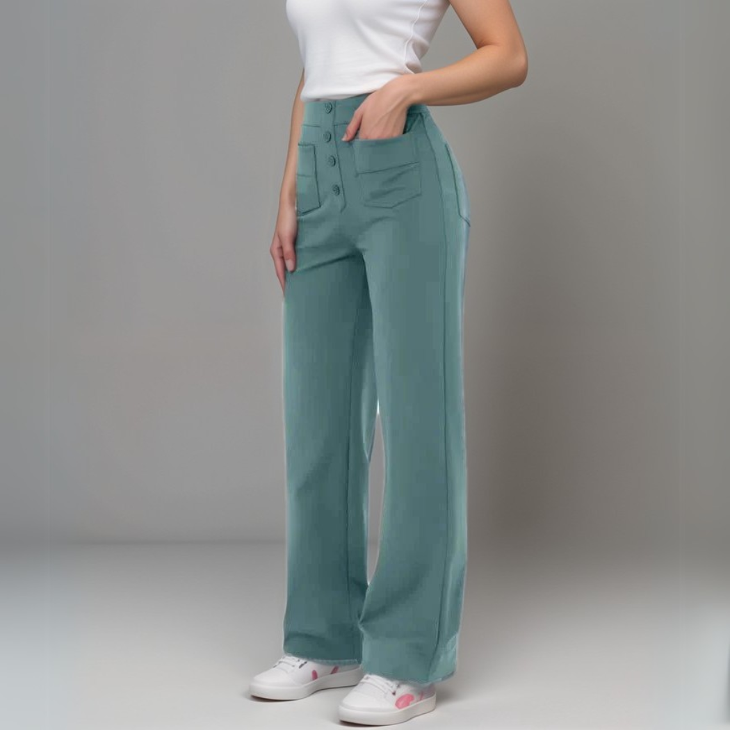 Elsa | Hoge Taille Elastische Broek