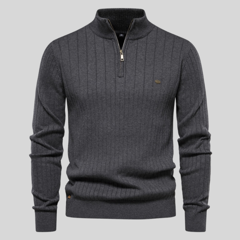 Thomas™ - Stylish comfortable ribbed sweater 