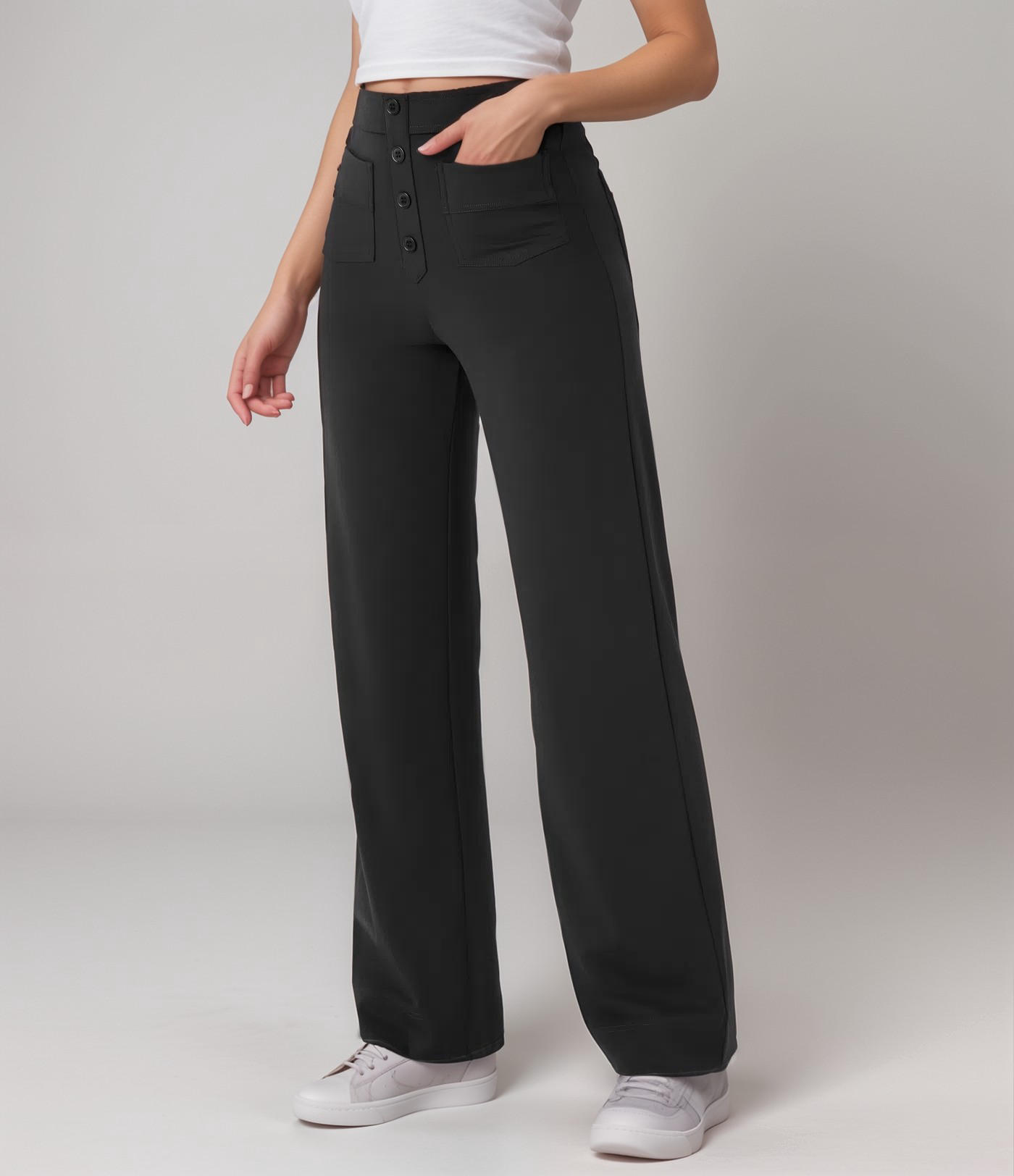 Elsa | Hoge Taille Elastische Broek