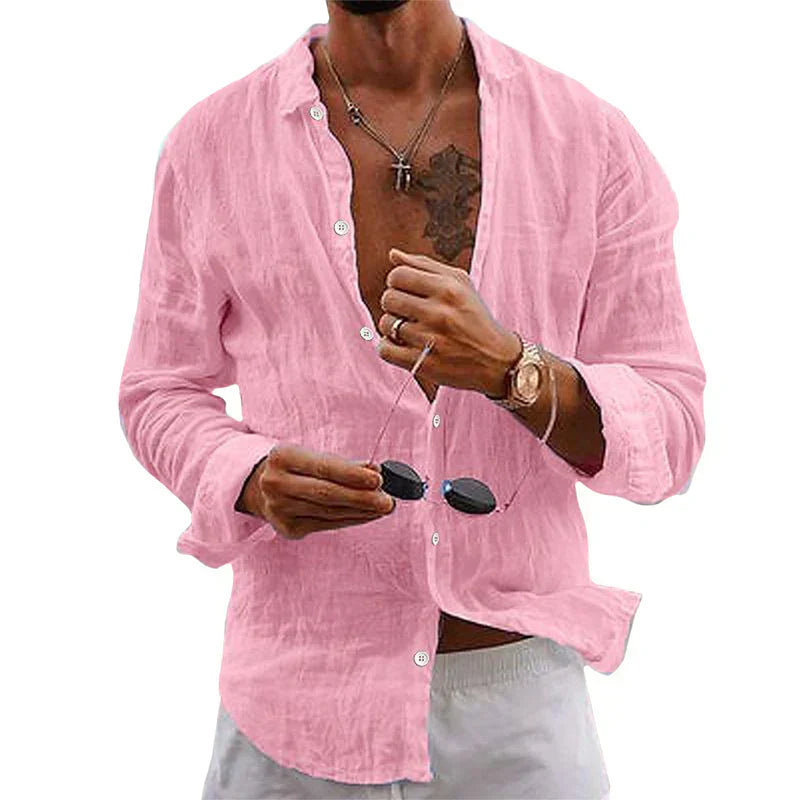 Stylish linen shirt for men 