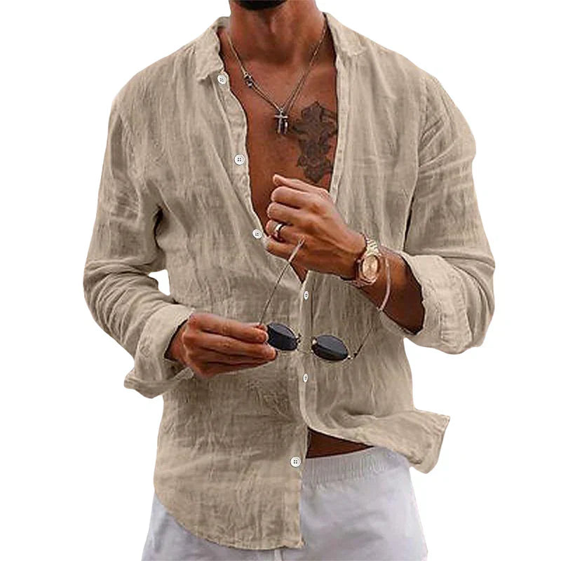 Stylish linen shirt for men 