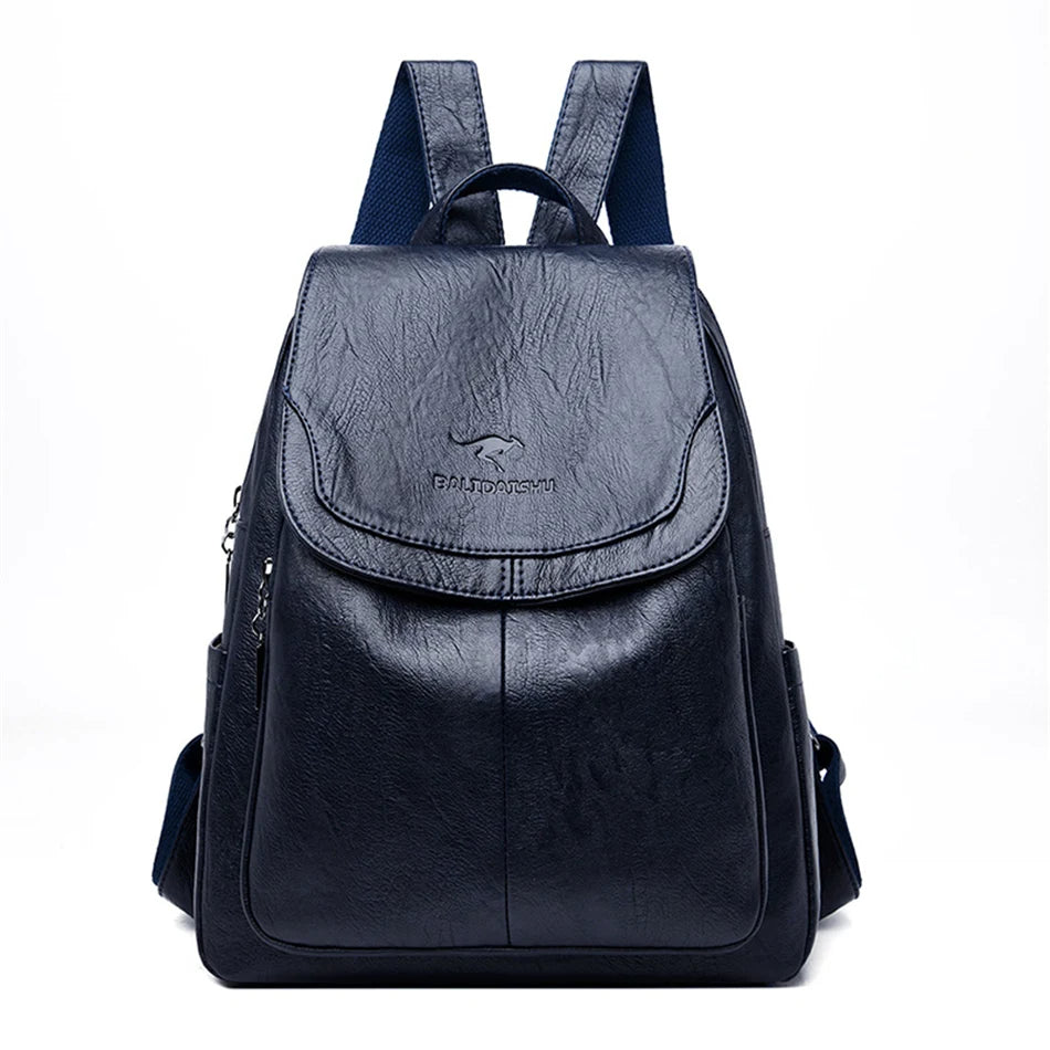 Willemina™|Leather Anti-Theft Backpack