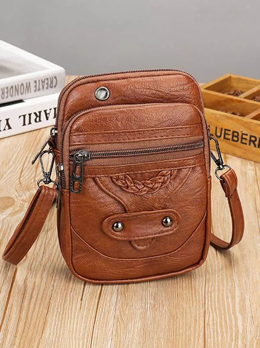 Adeline™ | Vintage Leren Crossbody Tas