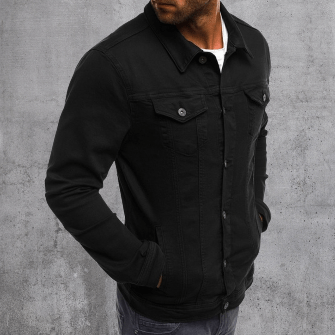 Steven - Denim Stijlvol Jacket Voor Heren