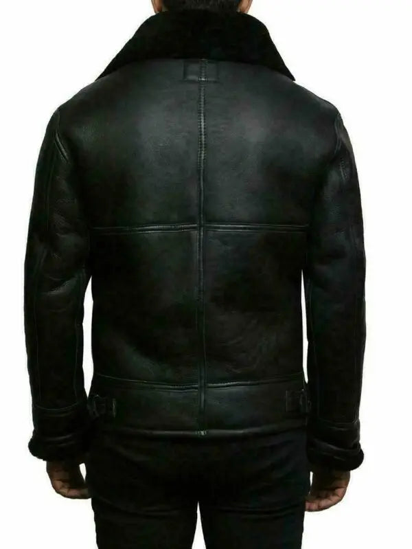 Xavier™ - Stylish vegan leather winter jacket 