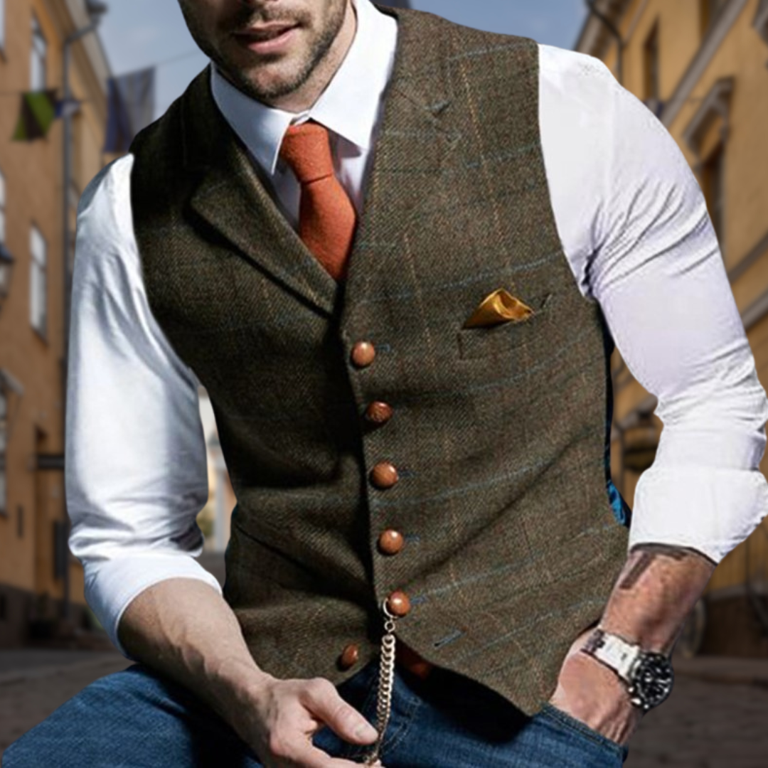 Oscar™ - Stylish V-neck vest jacket