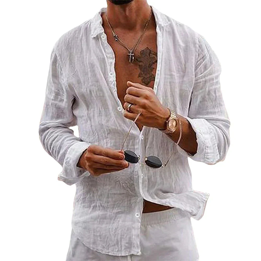 Stylish linen shirt for men 