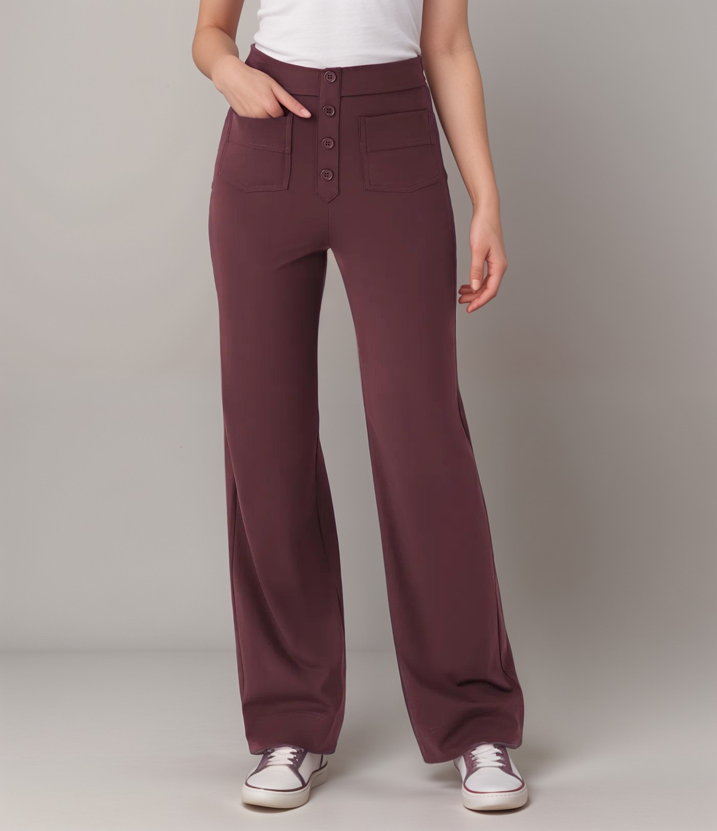 Elsa | Hoge Taille Elastische Broek