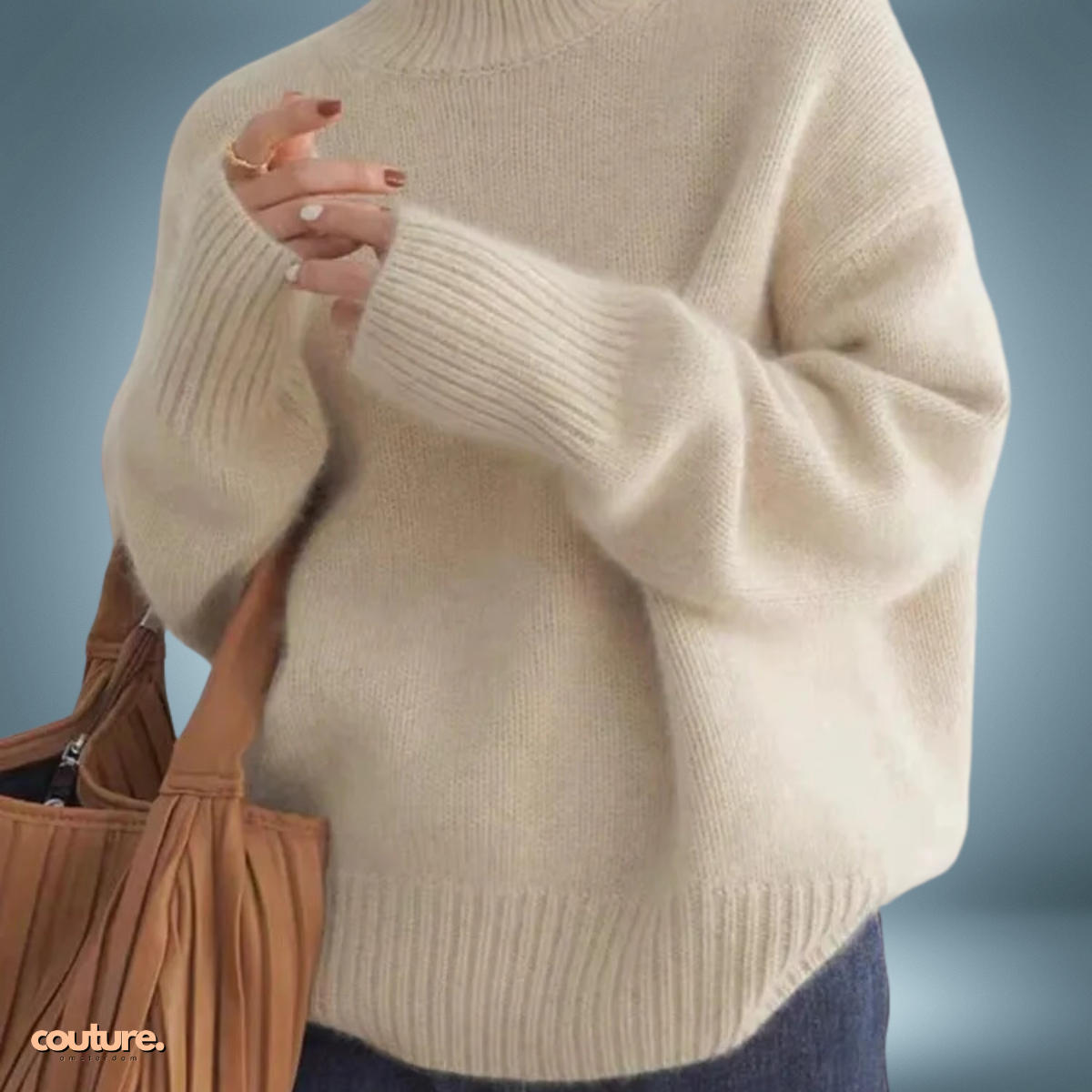 Cozy Collar | Wool Turtleneck Long Sleeves