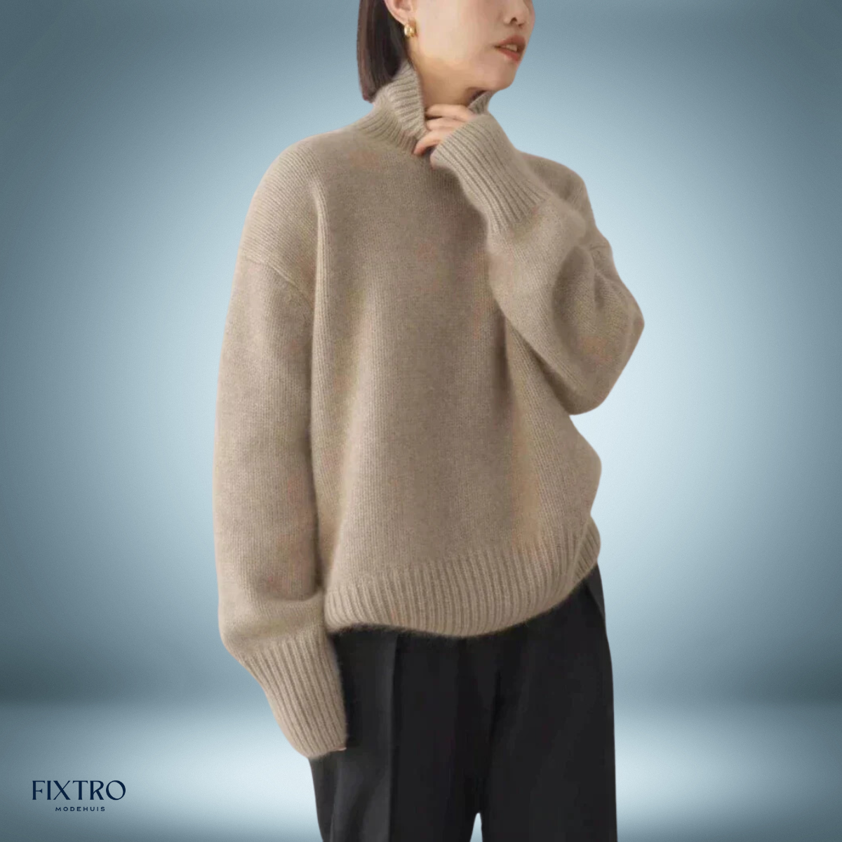 Cozy Collar | Wool Turtleneck Long Sleeves