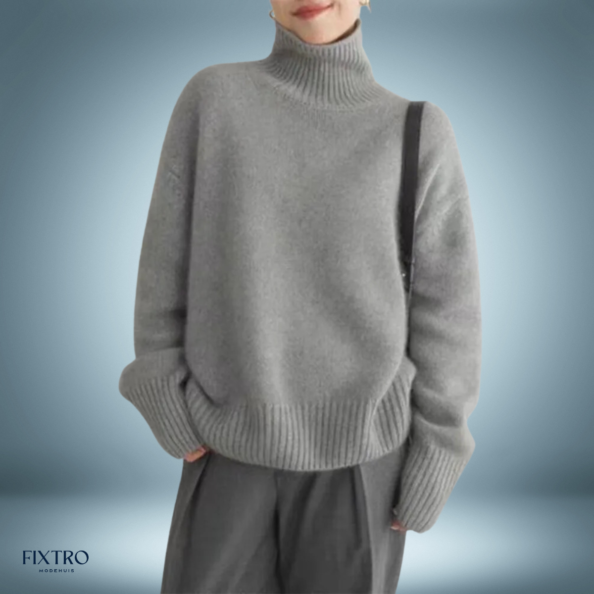 Cozy Collar | Wool Turtleneck Long Sleeves