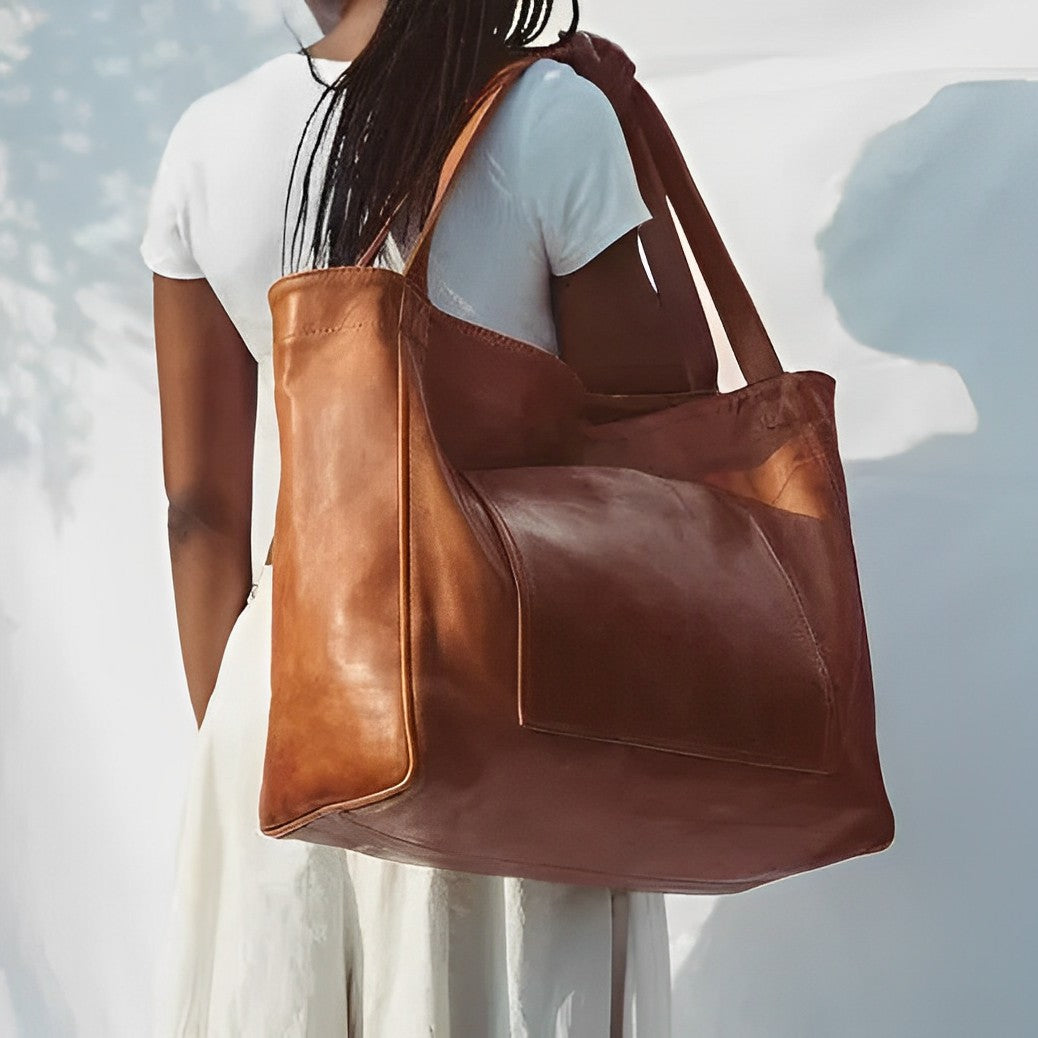 Isabeau™ | Vintage Leather Shoulder Bag