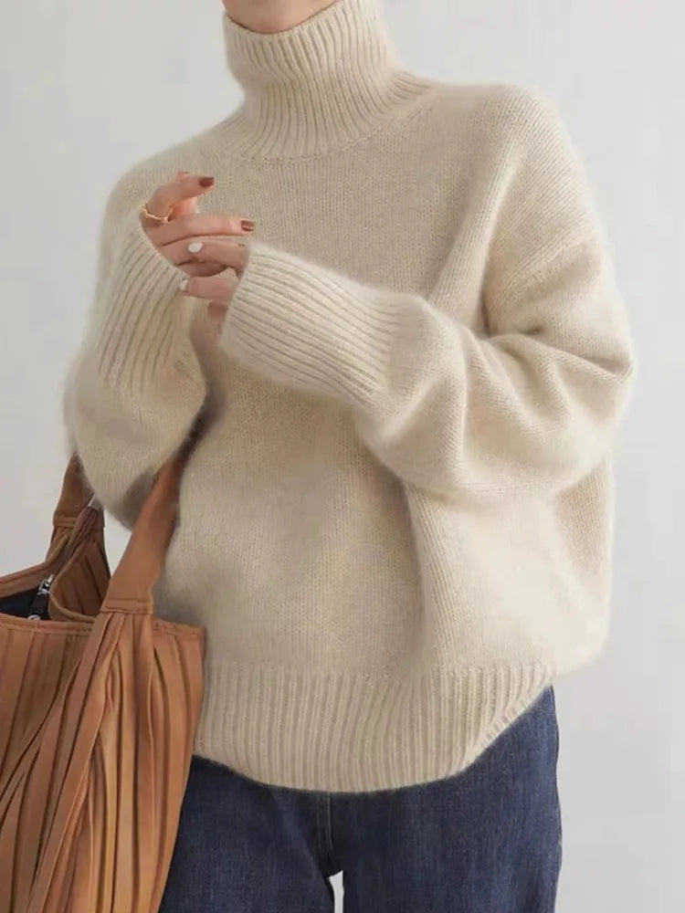 Agnes™ – Comfortable, knitted, soft turtleneck sweater