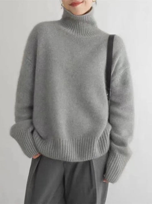 Agnes™ – Comfortable, knitted, soft turtleneck sweater