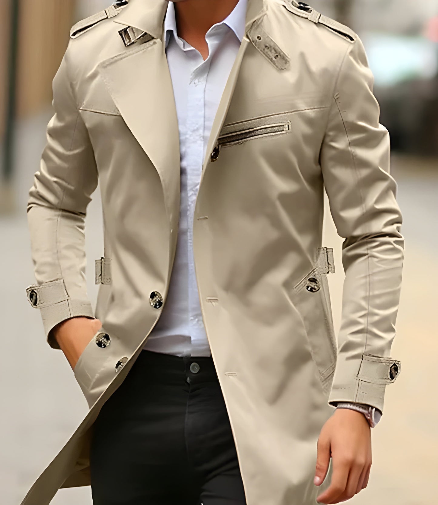 Alfred™ - Stylish breathable trench coat for men for every occasion 