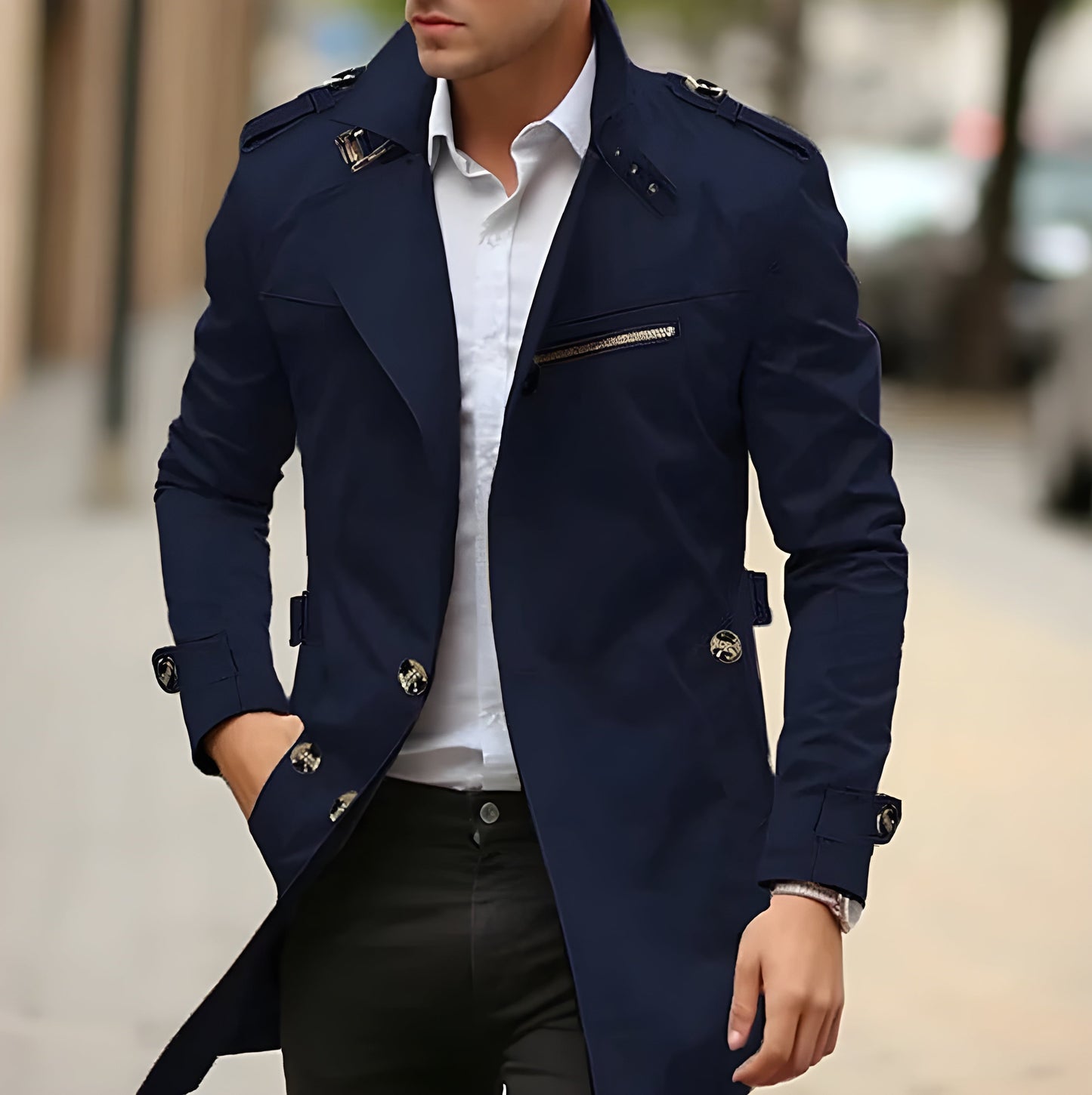 Alfred™ - Stylish breathable trench coat for men for every occasion 