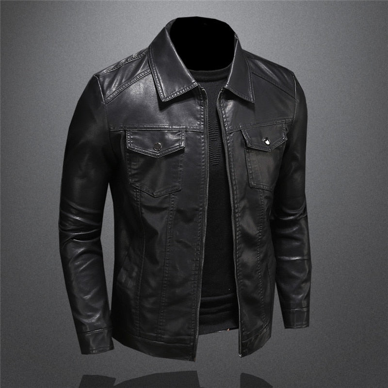 Sven™ - Classic comfortable leather jacket