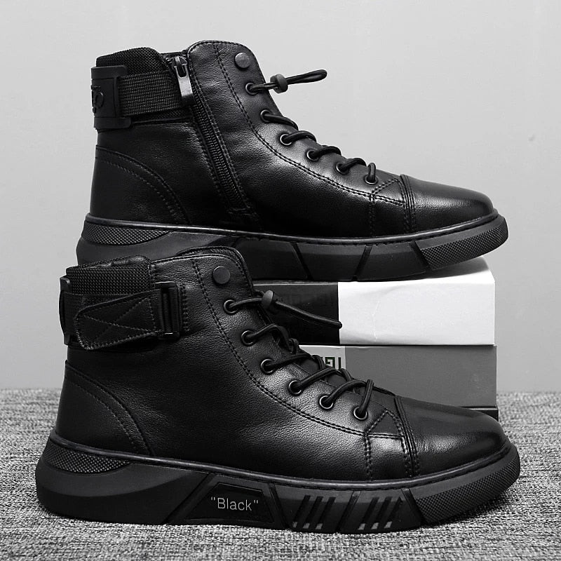 Mikkel™ - Stylish orthopedic vegan leather boots