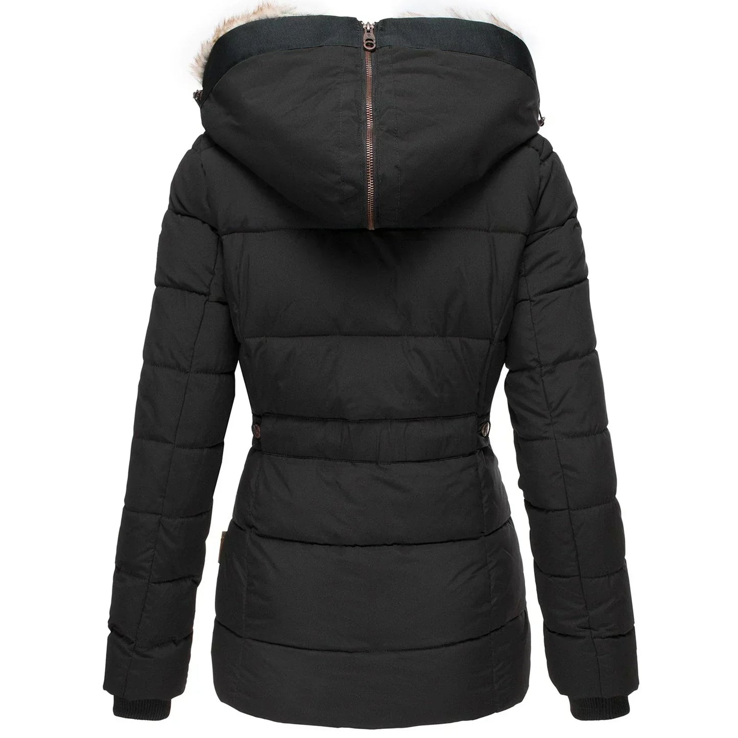 Chloe™ - Comfortabele warme winterjas met bont