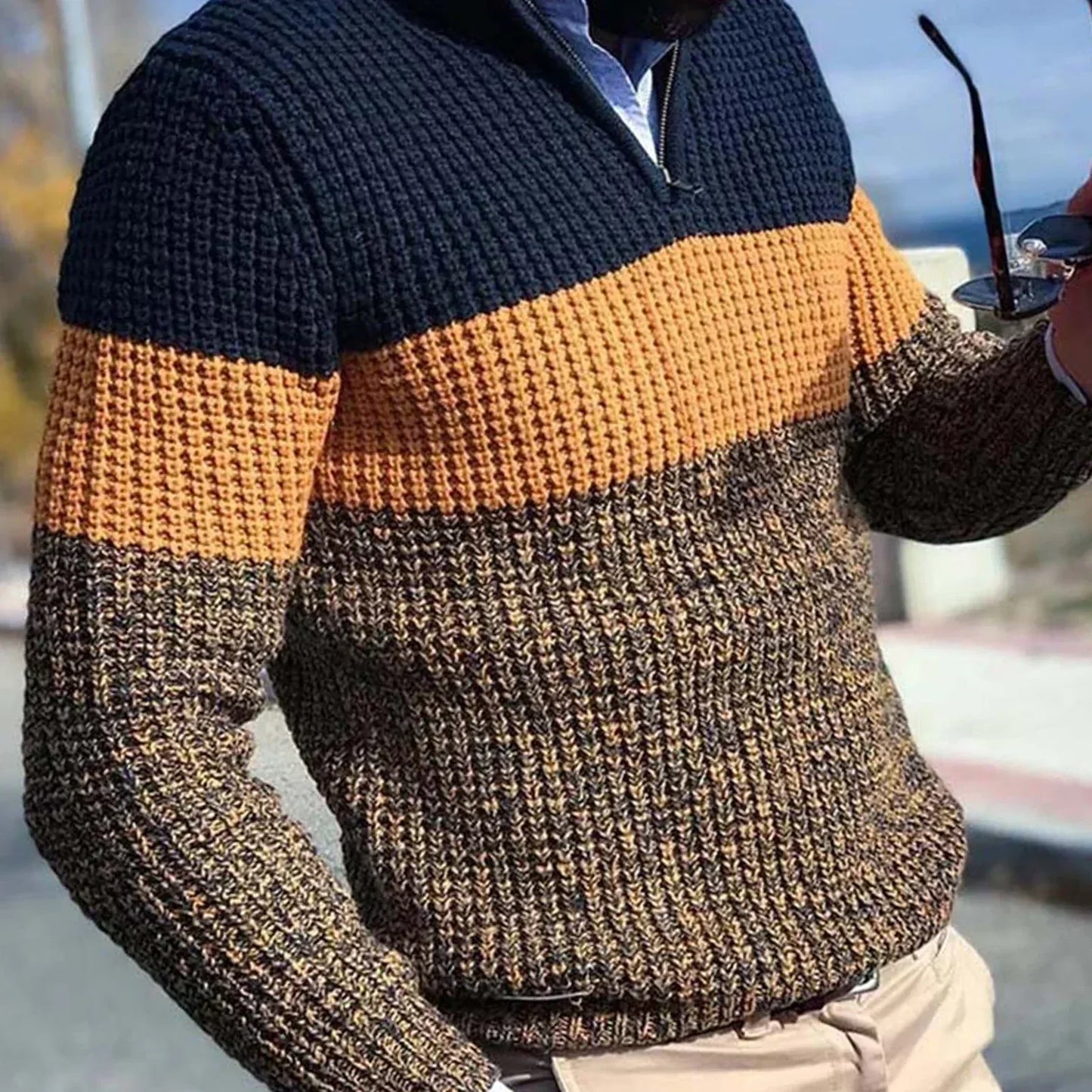 Brown™ - Elegant warm knitted sweater