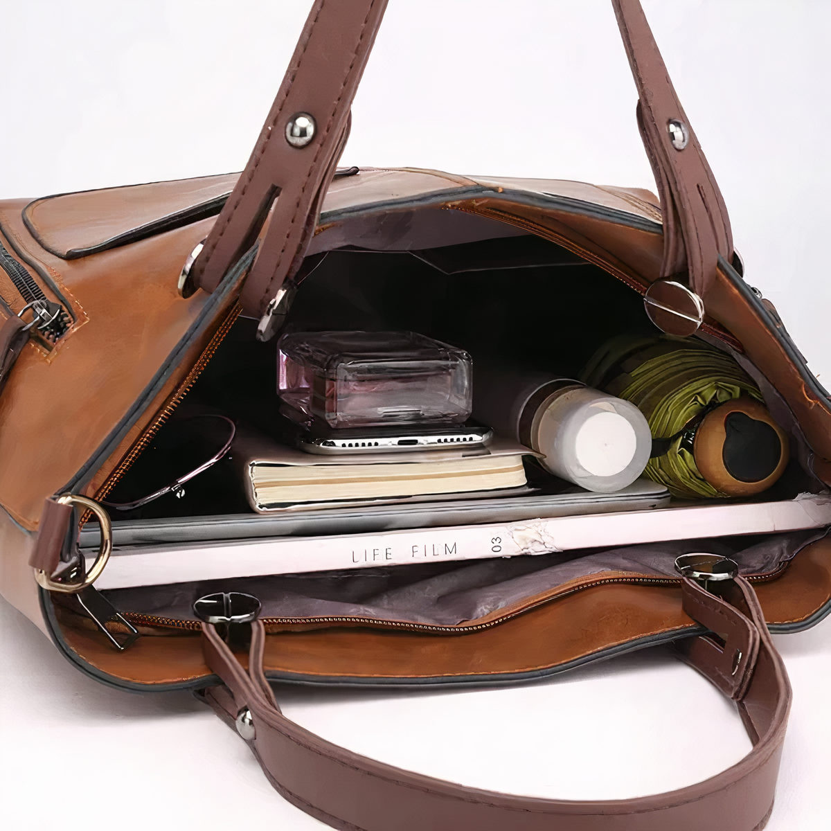 Amira™ | Vintage Elegant Leather Shoulder Bag