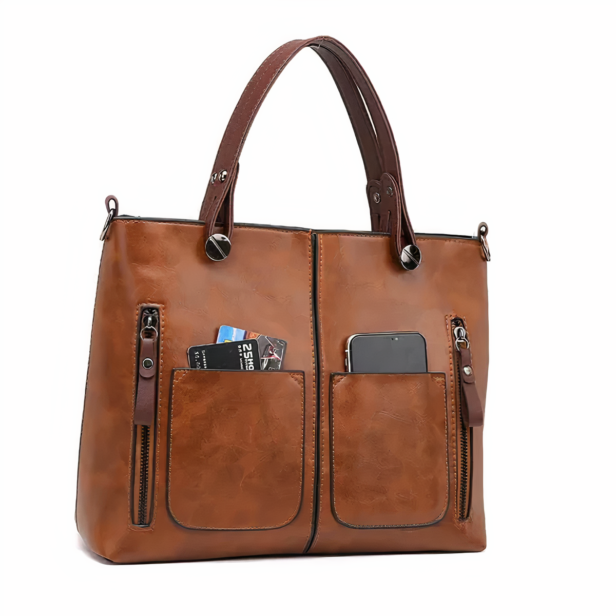 Amira™ | Vintage Elegant Leather Shoulder Bag