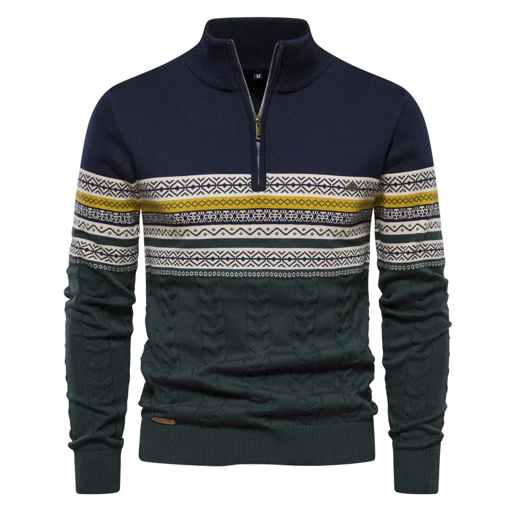 Sven™ - Casual ethnic pattern sweater