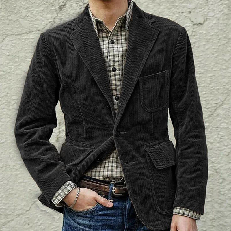 Max™ - Stylish vintage corduroy blazer