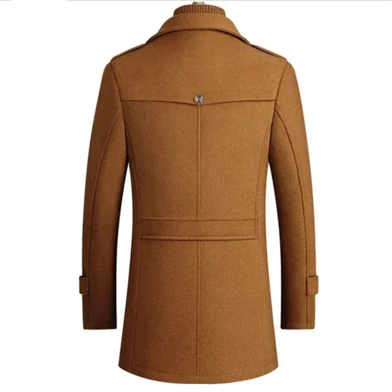 Jonas™ - Stylish elegant wool overcoat