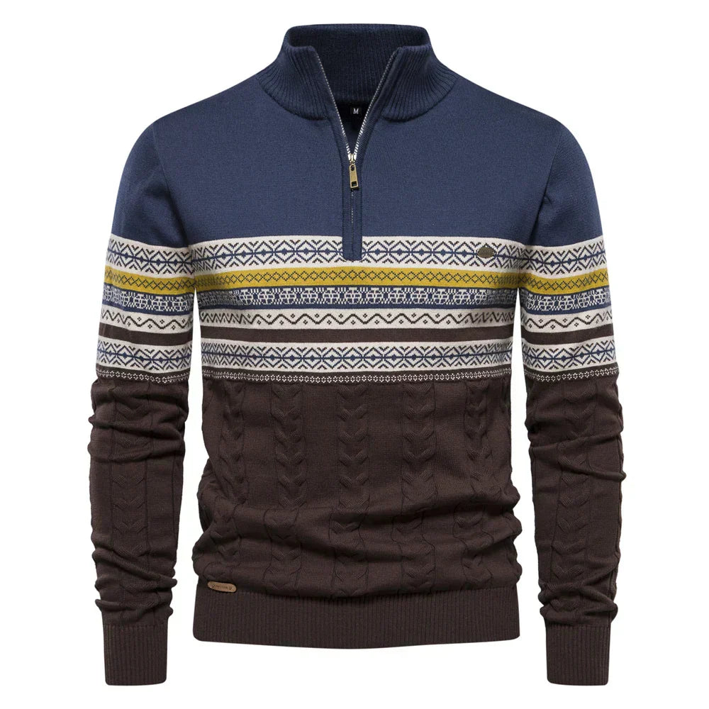 Sven™ - Casual ethnic pattern sweater