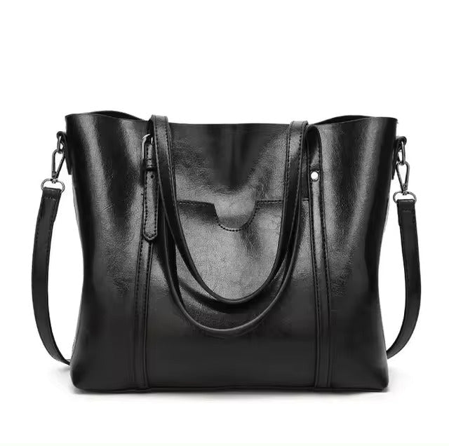 Wilhelmina™|Leather Shopping Bag