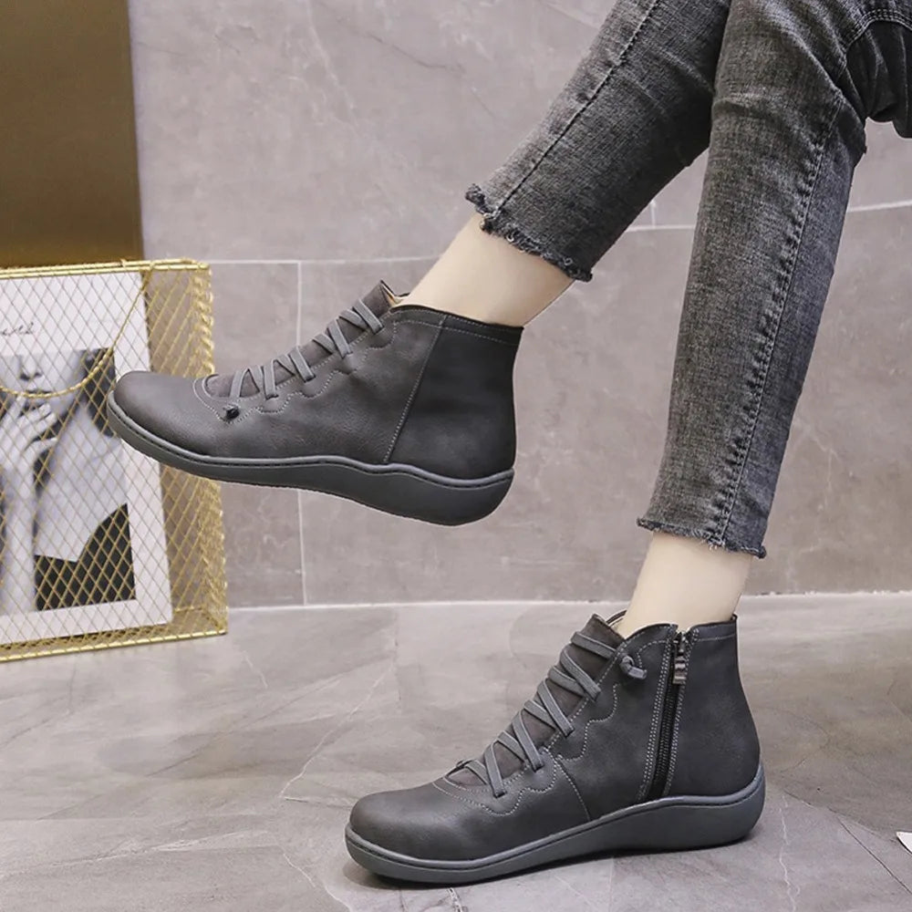 Amellia™ - High-quality orthopedic warm ankle boots 