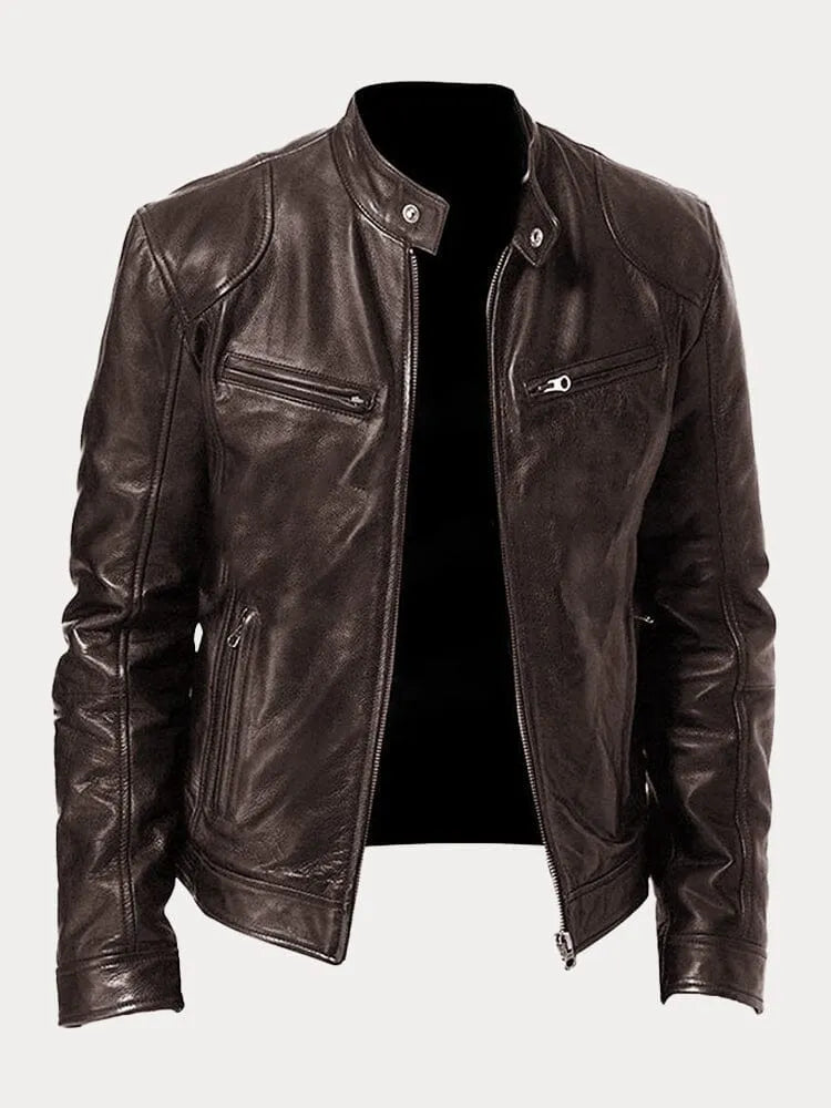 Oscar™ - Stylish casual leather jacket