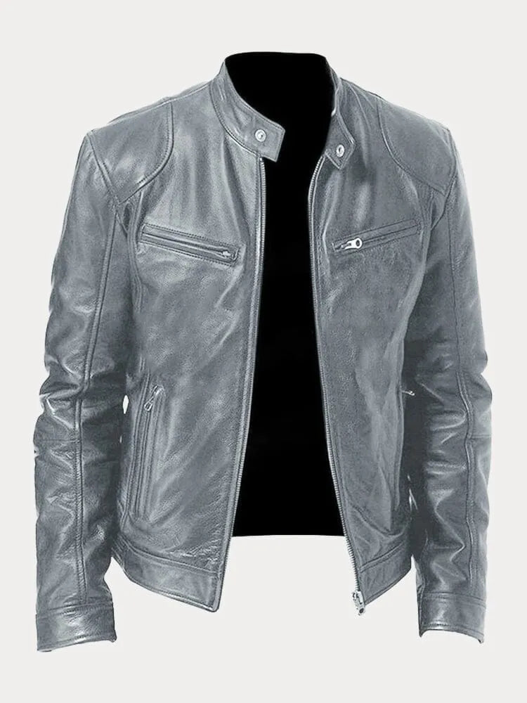 Oscar™ - Stylish casual leather jacket