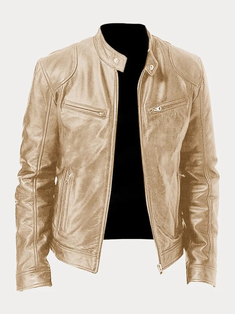 Oscar™ - Stylish casual leather jacket