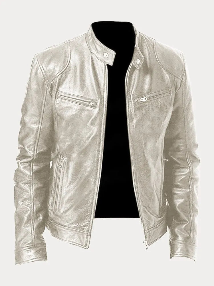 Oscar™ - Stylish casual leather jacket