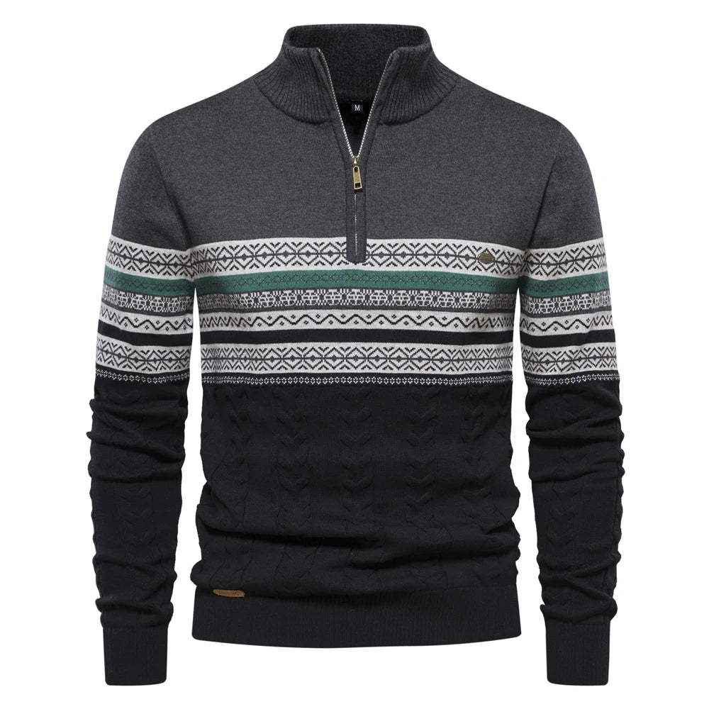 Sven™ - Casual ethnic pattern sweater