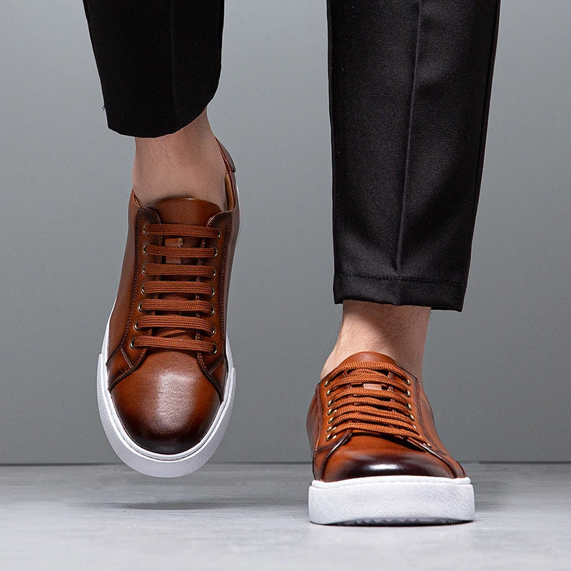 Oscar™ - Comfortable Leather Sneaker