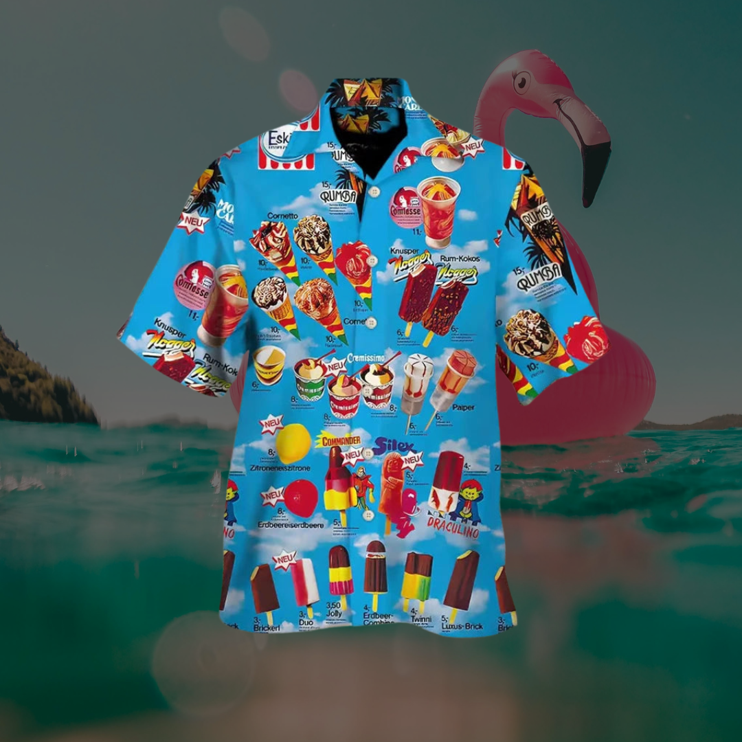 George™ - Stylish retro shirt with ice cream print