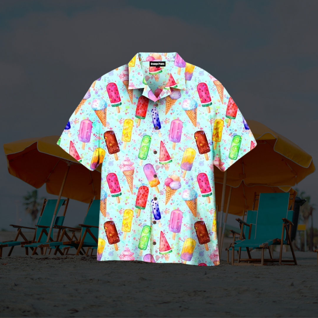 George™ - Stylish retro shirt with ice cream print