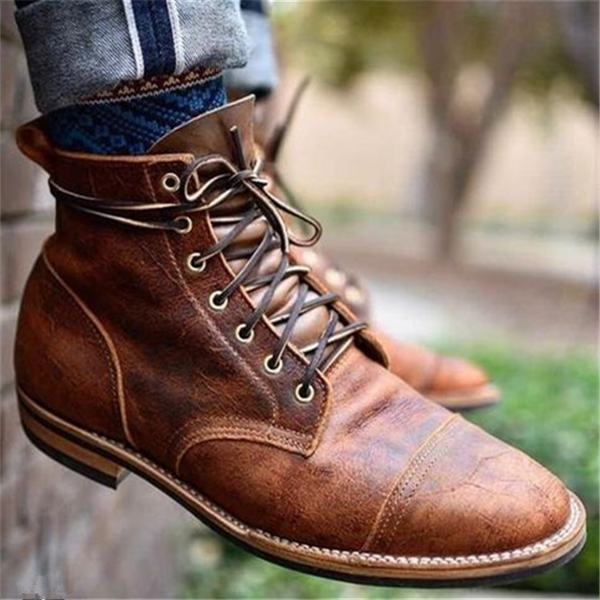 Max™ - Retro Style Vegan Leather Boots 