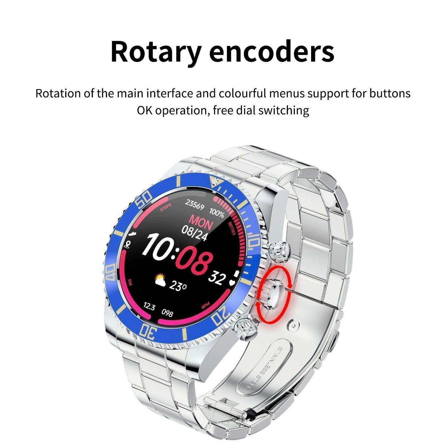 Advanced Stylish Digital Smartwatch