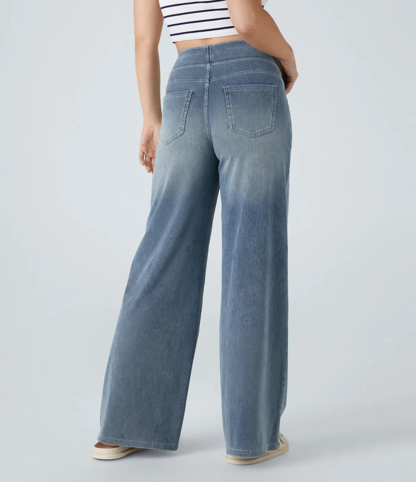 Eva | High waist elastic pants